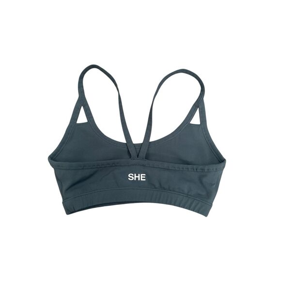 Darc Sport SHE Wolf Georgia Energy Sports Bra XS Gray Wolves Graphic Gym - Picture 2 of 8